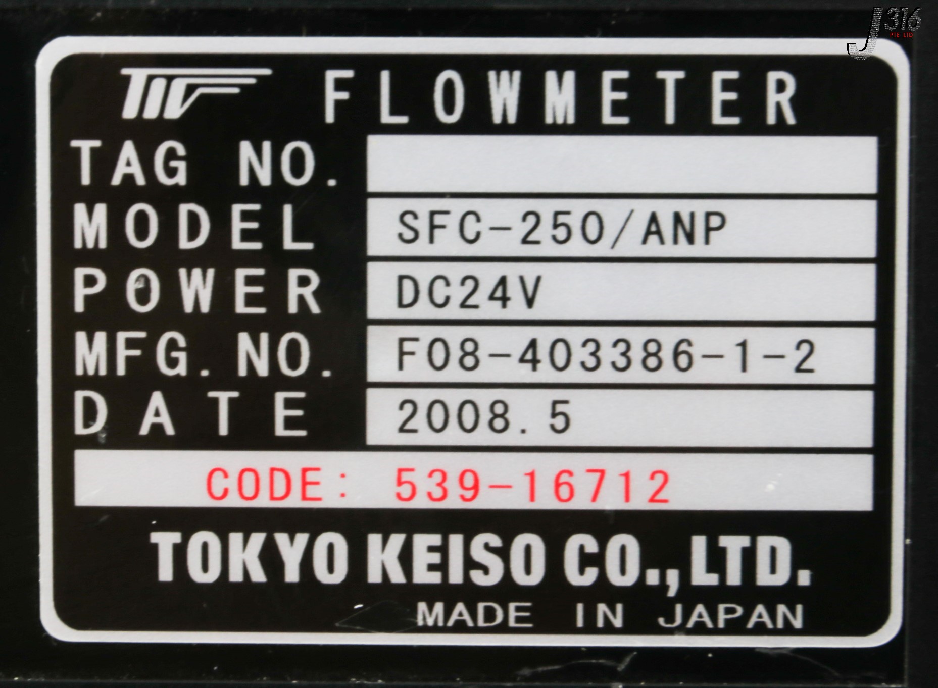 ファストマニュアルA 29266 TOKYO KEISO ULTRASONIC FLOWMETER, F08-403386-1-2 SFC-250/ANP